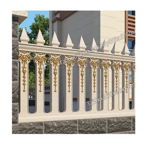 concrete fence mold balustrade mould cement casting porch terrace hand rail bollard baluster vase banister barrier plastic mold