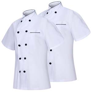 Confezione da 2 unità - Giacche da chef da donna 2-8441 65% poliestere 35% cotone - Product Image 2