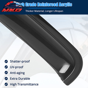 For Jeep Liberty 02-07 KJ 4PCS Window <b>Visors</b> Rain <b>Sun</b> Guard Deflectors Tape-On - Product Image 4