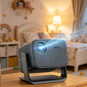 Système de té<span class=keywords><strong>l</strong></span>évision intelligente officiel, portable, 1000 ANSI, WiFi, BT, grand écran de 200 pouces, haut-parleurs Dolby-Audio, mise au point automatique, mini projecteur de films - Product Image 1
