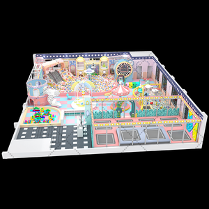 สนามเด็กเล่นในบ้านสุดมันส์สำหรับเด็ก พร้อมสนามฝึกซ้อมนินจาวอร์ริเออร์ สนามกีฬาแบบมีสิ่งกีดขวาง และเขาวงกตพลาสติก - Product Image 5