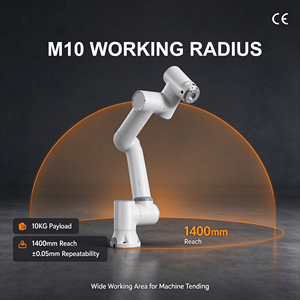 Robot collaboratif industriel 6 axes de 1400 mm pour la soudure et l'assemblage de métaux par laser et arc, capacité 10 kg, pour cellule de soudage et entretien de machines - Product Image 3