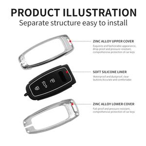 Couverture de <span class=keywords><strong>clé</strong></span> de haute qualité pour clés de voiture Matériaux en alliage de zinc de luxe <span class=keywords><strong>Protection</strong></span> de couverture de <span class=keywords><strong>clé</strong></span> en métal - Product Image 4