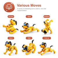 Juegos educativos para jugar perro robot inteligente control remoto inteligente truco robot perro juguetes niños