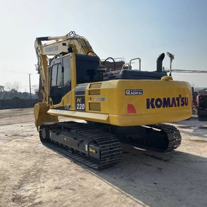 Excavadora hidráulica sobre orugas Komatsu usada, éxito de ventas, 22T, de segunda mano, PC220, PC220LC, grandes excavadoras de segunda mano, PC220, PC220LC, PC220LC - Product Image 4
