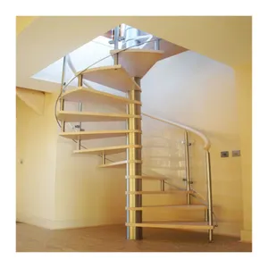 Tangga spiral portabel biaya hemat Prima tangga spiral kisi baja tangga spiral diskon besar rumah dupleks tangga spiral