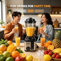 Mixeur alimentaire électrique multifonctionnel pour le comptoir, idéal pour mélanger les fruits