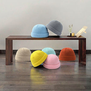 Vente en gros de bonnets d'hiver en tricot, bonnet docker pour hommes, casquette de sport camouflage, impression numérique, tissu commun, voyage, SEAN HAT 100% - Product Image 3