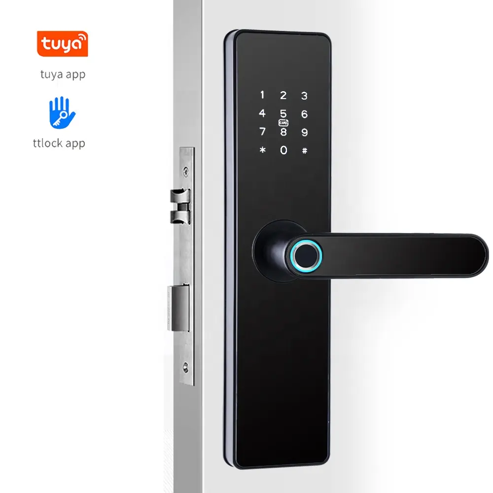 High Security Anti Theft smart door lock tuya wifi biometric Intelligent ttlock electronic fingerprint smart locks