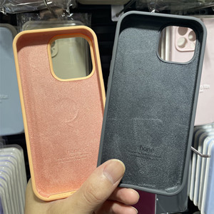 Confezione al dettaglio di alta qualità 1:1 <span class=keywords><strong>Cover</strong></span> originale in silicone liquido in gomma per <span class=keywords><strong>iphone</strong></span> 14 15 13 <span class=keywords><strong>12</strong></span> Promax <span class=keywords><strong>Cover</strong></span> <span class=keywords><strong>protettiva</strong></span> - Product Image 5