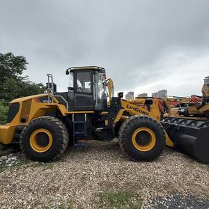 Chargeuse sur pneus d'occasion Liugong <span class=keywords><strong>856H</strong></span> populaire, poids opérationnel 17 tonnes, moteur Cummins, idéale pour les projets de construction en port et en chantier - Product Image 2