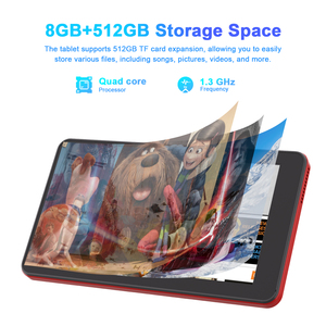 Nhà Sản Xuất Của Giá Rẻ <span class=keywords><strong>7</strong></span> Inch <span class=keywords><strong>Android</strong></span> Máy Tính Bảng Mới <span class=keywords><strong>Quad</strong></span> <span class=keywords><strong>Core</strong></span> 8 + 512GB Tf512GB <span class=keywords><strong>Android</strong></span> 13 Wifi 6GB Dung Suất Bộ Nhớ Allwinner Bộ Vi Xử Lý - Product Image 4