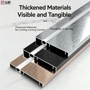 Modern Aluminum Alloy Snap-in Baseboard <strong>LED</strong> <strong>Light</strong> Strip, Suitable For Hotels, Living Rooms And Apartments, Customizable - Product Image 2