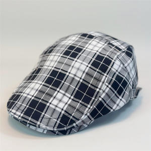 Boina Juvenil Literaria, Primavera-Otoño, Nueva, Estilo Británico, a Cuadros, Informal, con Visera, Gorra <span class=keywords><strong>de</strong></span> Artista, Apta para Estilo Universitario y Urbano - Product Image 4