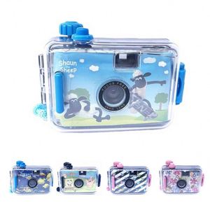 Appareil photo argentique réutilisable 35 mm étanche et coloré pour les cadeaux de Noël - Product Image 3