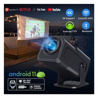 Projecteur Android TV Wifi Home Cinéma Jeux Vidéo Écran 4K Vidéo LCD Android Home Smart Hy320 Mini Projecteur 4K