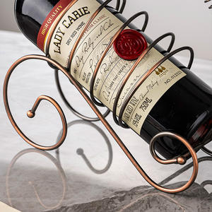 Porte-vin de luxe rond en bronze motif tournesol, durable, pour la décoration intérieure et les fêtes - Product Image 4