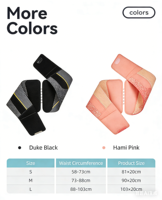 Ceinture de soutien lombaire de qualité médicale avec système de poulie réglable pour un confort assis tout au long de la journée et une correction de la posture