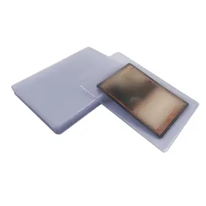 New arrival semi rigid card holder 1 custom design semi rigid card holder for grading for display only