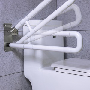 High Beams U-shaped Foldable Grab Bar 60cmx70cm Wall-mounted For Disabled And Elderly Bathroom Use - Product Image 3