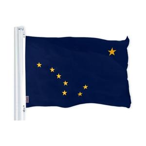 Tùy chỉnh chất lượng cao in ấn của 3x5 inch chúng tôi cờ cờ của 50 tiểu bang <span class=keywords><strong>Alaska</strong></span> cờ - Product Image 2