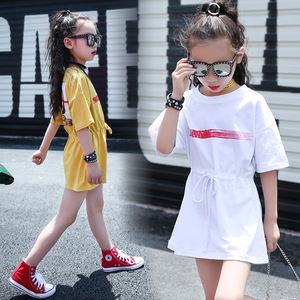 Ventes en gros de robes d'été en coton pour petites filles avec modèles - Product Image 1