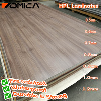 Womica Preiswerte Mehrfarbige HPL Hochdruck-Laminatplatten Leicht zu Reinigen Feuerfeste HPL-Platten Möbel Wanddekoration Material