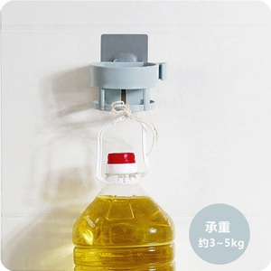 Wall Mounted Hair Dryer Holder Purple Plastic Bathroom Storage Rack Punch Free Installation Stainless Steel Base - Product Image 4