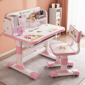 <span class=keywords><strong>Bureau</strong></span> moderne pour enfants à prix réduit avec étagère pour enfants <span class=keywords><strong>bureau</strong></span> et chaise table d'étude - Product Image 4