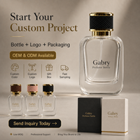 Flacon de parfum vide de luxe OEM 100 ml 50 ml 30 ml, atomiseur pressurisé, flacon de parfum personnalisé et emballage