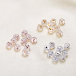 Clous d'oreilles en argent S925, accessoires en perles DIY, bouchons d'oreilles en forme de cœur enveloppés de silicone or rose, élégants et stylés - Product Image 2