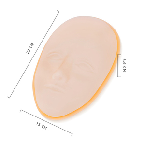 Piel Sintética de Práctica de Microblading Facial 3D de Tamaño Doble, Almohadilla de Entrenamiento de PMU Simulada - Product Image 2