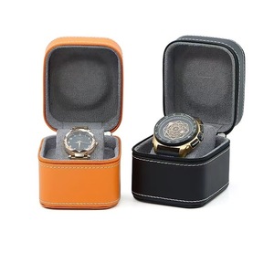Boîte de rangement pour montres en PU, boîte de présentation, étui de voyage portable pour montres, protection contre les chutes pendant le <span class=keywords><strong>transport</strong></span>. - Product Image 2
