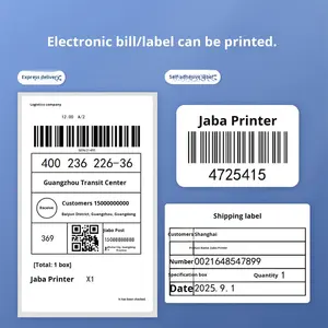 자부 열전사 라벨 프린터 해외 배송 운송장 물류 바코드 인쇄 라벨 기계 USB 인터페이스 203dpi - Product Image 4