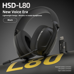 Auriculares Inalámbricos para Juegos Smailwolf L80 Tri-Modo BT5.3 2.4G Ligeros con Controlador de 40 mm para PC, PS4, <span class=keywords><strong>PS5</strong></span> y Móviles - Product Image 6