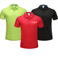 Tissu jersey anti-boulochage en coton/fibre de bambou personnalisé pour polo de personnel, motif uni, uniforme pour homme