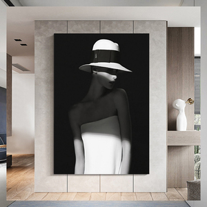 Thời trang sáng tạo nữ tính trang trí phòng khách hiện đại Khung tranh Tranh treo tường nghệ thuật lớn - Product Image 2