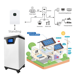 Hybrid Solar Generator <b>48V</b> 51.2V 30KW <b>Battery</b> 10Kwh 15 Kwh Lithium Ion <b>Battery</b> off Grid Power Bank Station Home Energy Storage - Product Image 3