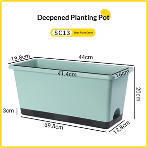 Pot de plantation de légumes pour balcon, auto-irrigant, pour les paresseux, usage domestique - Product Image 5