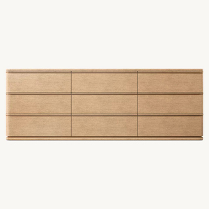 Credenza Contenitore di Lusso in Stile Francese per la Casa Mobile Retrò di Alta Gamma Cassettiera Moderna in Legno Massello - Product Image 3