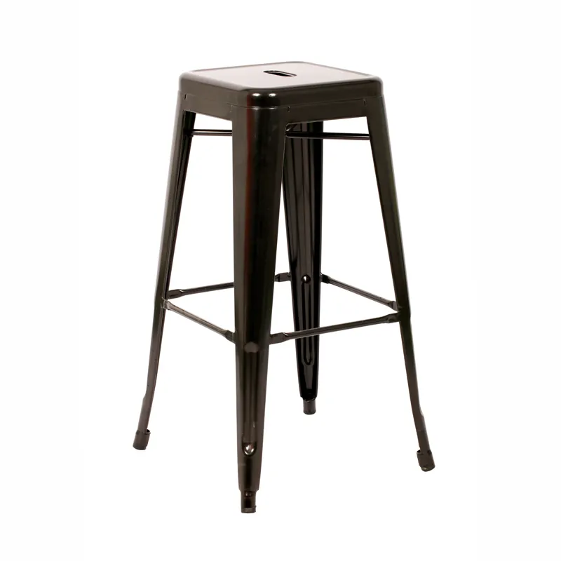 SM-1025K metal iron bar stool for restaurant kitchen furniture