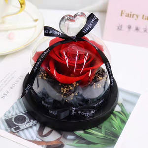 Scatola regalo di vendita calda contenente fiori per sempre conservati rosa madre trama regalo per sempre Rose regalo giorno di Halloween Rose - Product Image 1