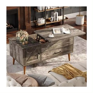 Mesa de Centro Moderna de Lujo con Tapa Elevadora Plegable, Marca <span class=keywords><strong>ERDA</strong></span>, Nuevo Diseño, Muebles de Sala de Estar, Juego de Metal para Comedor, Uso Doméstico - Product Image 1