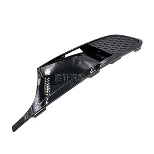 Volkswagen Fog <b>Light</b> <b>Cover</b> Honeycomb ABS Plastic Glossy Black Bumper Trim 2012-2014 Sagitar Jetta MK6 - Product Image 3