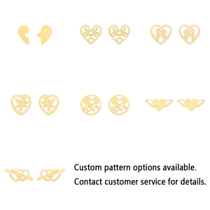 New Style Cute Love Stainless Steel <strong>Small</strong> <strong>Stud</strong> <strong>Earrings</strong> for Girls Women - Product Image 6