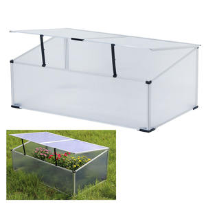 Serre translucide en aluminium cadre froid fleur lit boîte Mini vert maison plante tomate creux <span class=keywords><strong>chambre</strong></span> panneaux Protection UV - Product Image 1