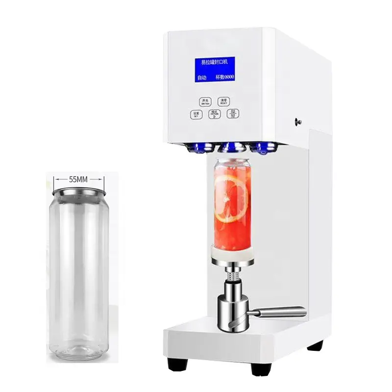 Semi-Automatic Can Sealing Machine Aluminum Beer Can Sealer Milk Tea/Coffee Can Sealing Machine Beverage Bottle Sealing Machine