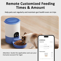Distributeur automatique de nourriture pour animaux de compagnie, grande capacité 3L, contrôle par application, pour chats et chiens, alimentation intérieure
