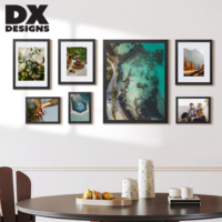 Cadre photo en bois personnalisé DX DESIGNS A2, A3, A4, A5, 4x6, 5x7, 6x8, 8x10, 11x14, 12x16, 18x24, 24x36, cadre pour affiche et cadre photo noir et blanc