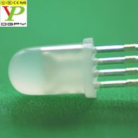 Chine Fabricant Haute Qualité Bon Prix 5mm Diffusé RGB LED Diodes 4 Broches Anode Commune Cathode Commune 1000pcs Par Sac